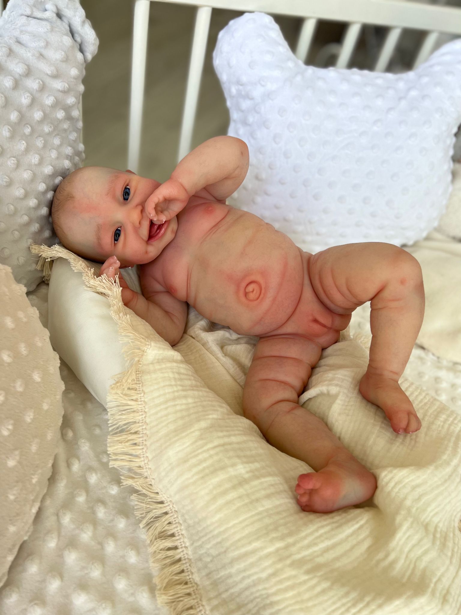 Muñeca bebé reborn silicona flexible